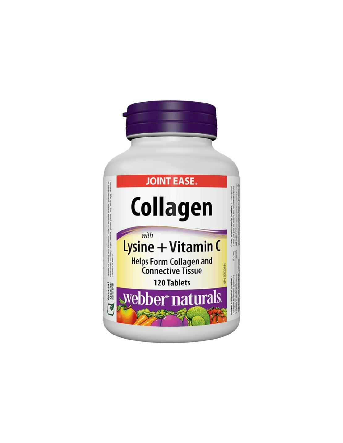 Collagen with Lysine + Vitamin C/ Колаген 500 mg с Лизин и Витамин С х 120 таблетки