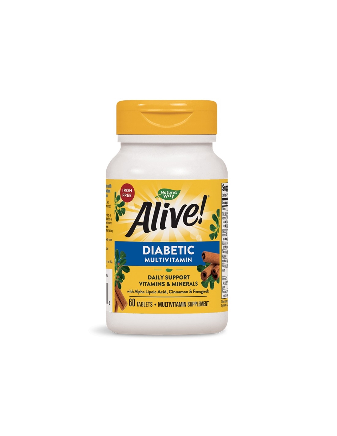 Мултивитамини за диабетици Алайв Alive! Diabetic Multivitamin 60 таблетки