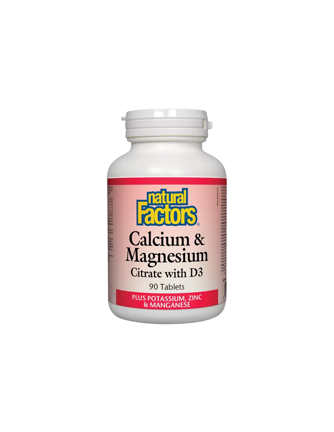 Calcuim & Magnesium Citrate with D3/ Калций с Магнезий (цитрат) и Витамин D3 + Калий, Цинк и Манган х 90 таблетки