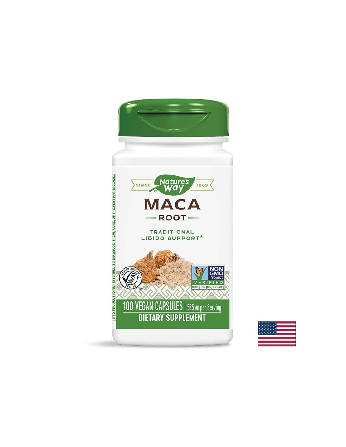 Nature’s Way Мака - хормонален регулатор, афродизиак и адаптоген 525 mg, 100 капсули