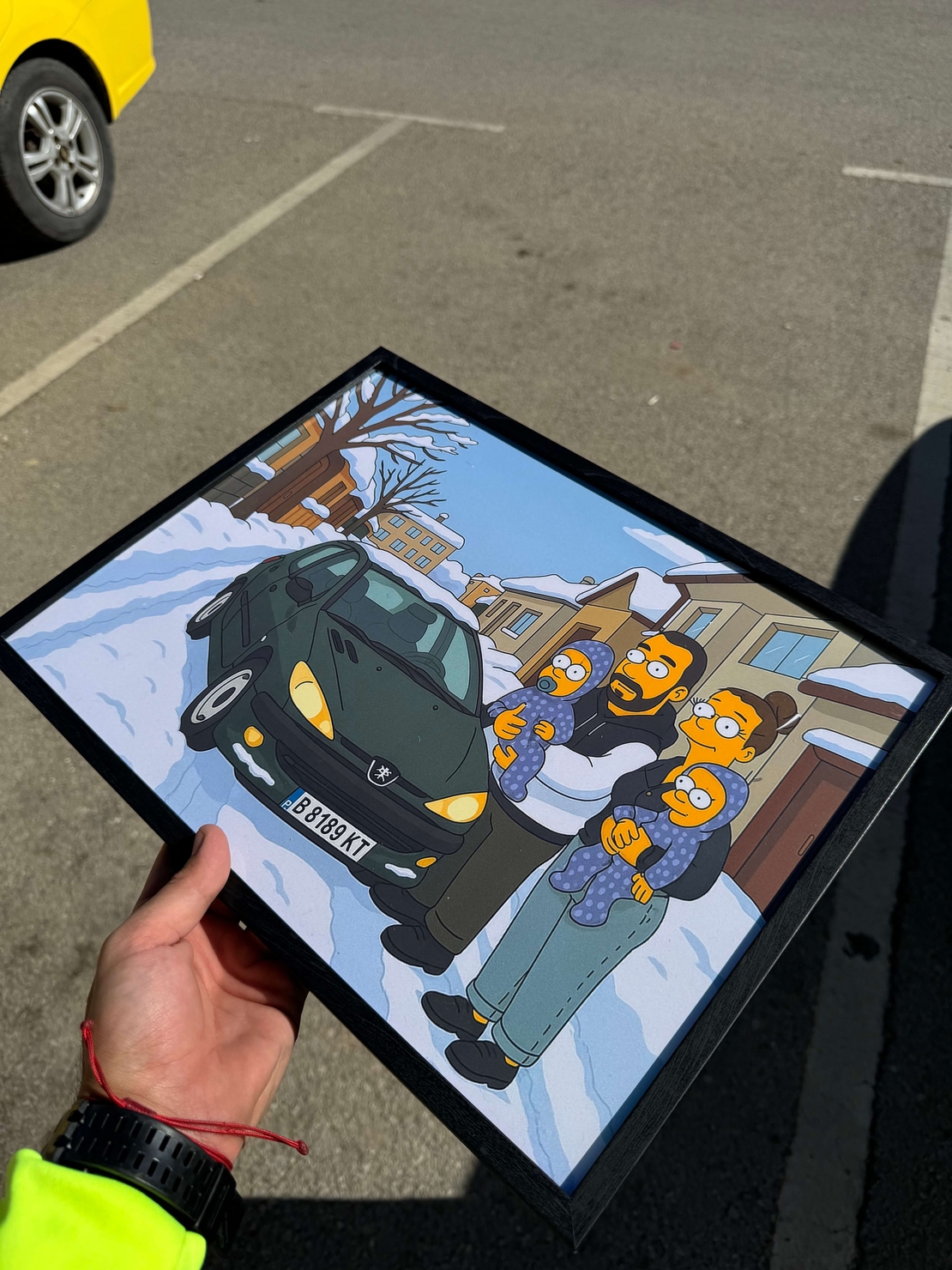 Персонализирана картина в стил ,,Simpsons
