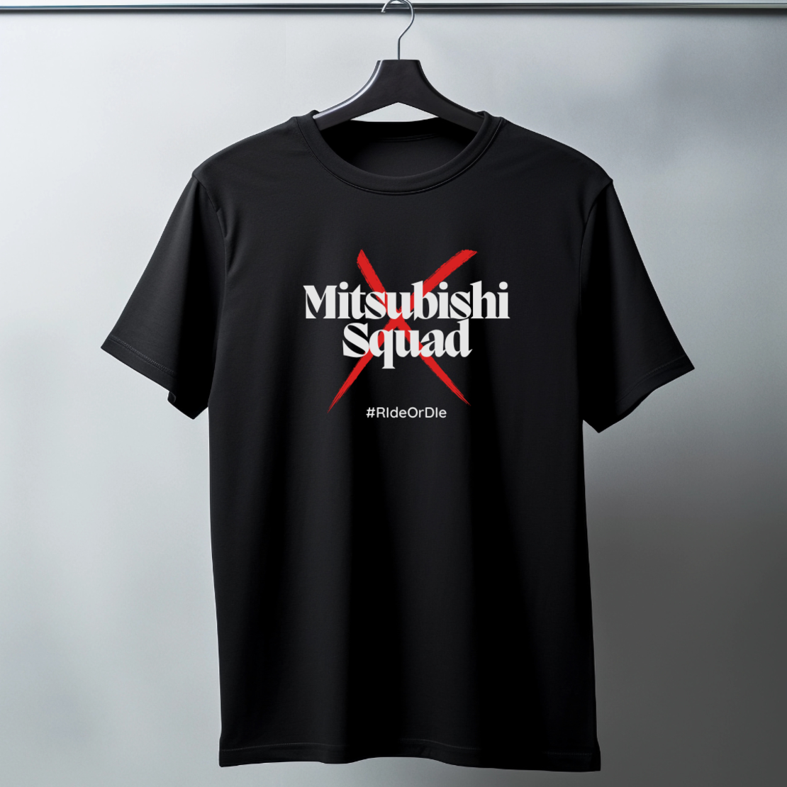 Тениска ,,No risk no Mitsubishi''