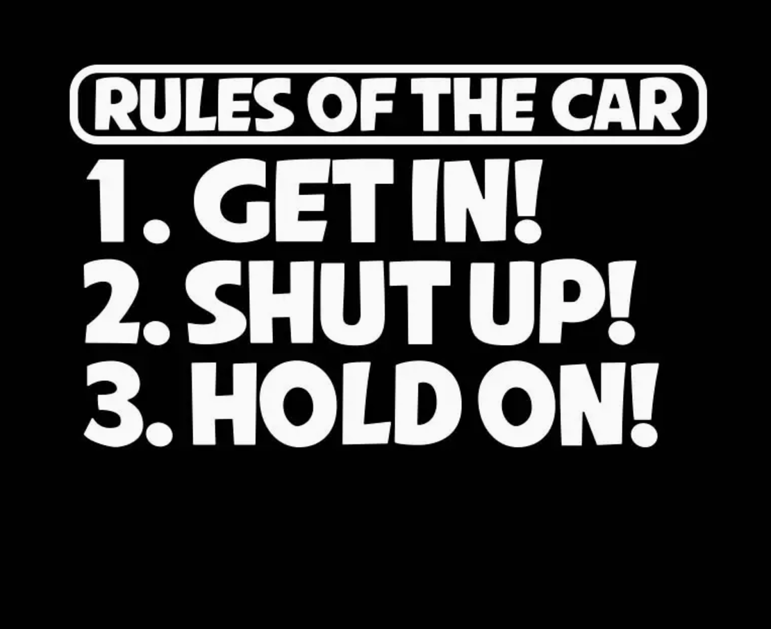 Rules of the Car