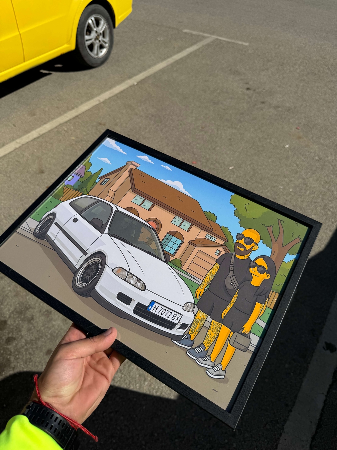 Персонализирана картина в стил ,,Simpsons
