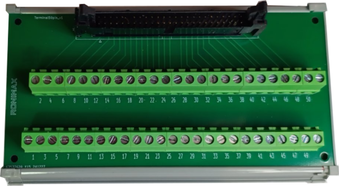 50 pins ribbon-flat cable terminals