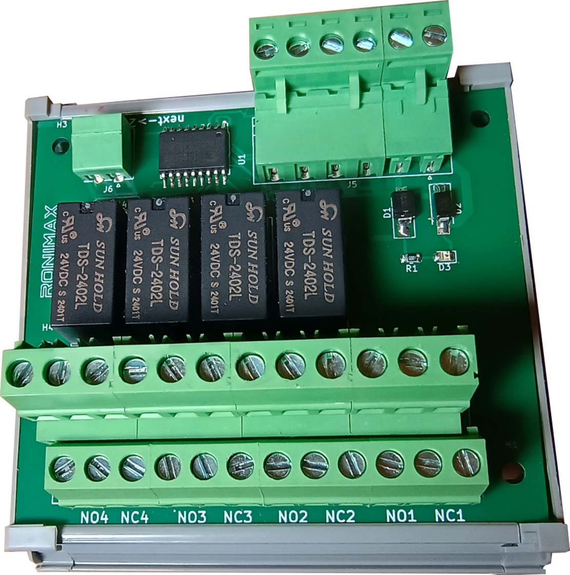 Relay switch 4 channels
