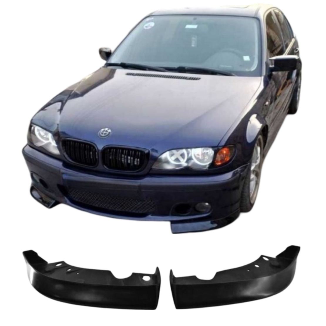 Сплитери за Предна М техник броня за BMW E46