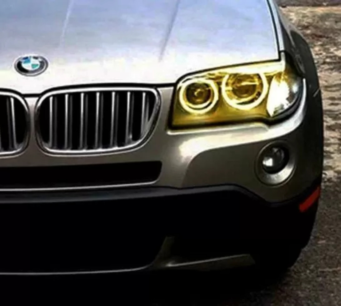 Жълти рингове за Ангелски очи за BMW X3 E83 X5 E53