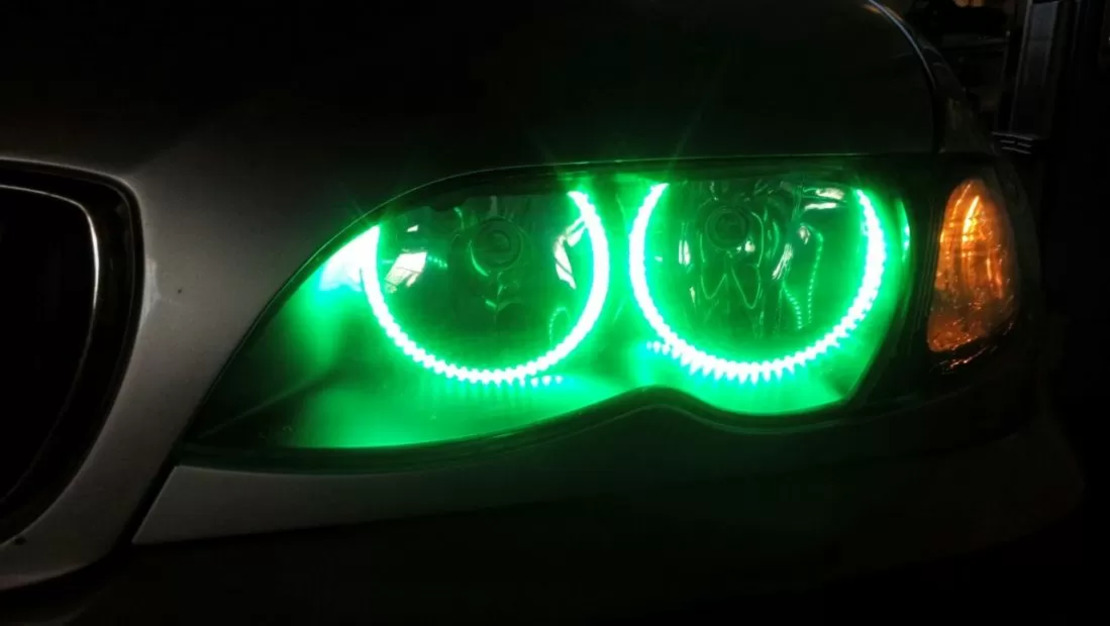 Рингове с дистанционно за BMW E46 с 12 различни цвята