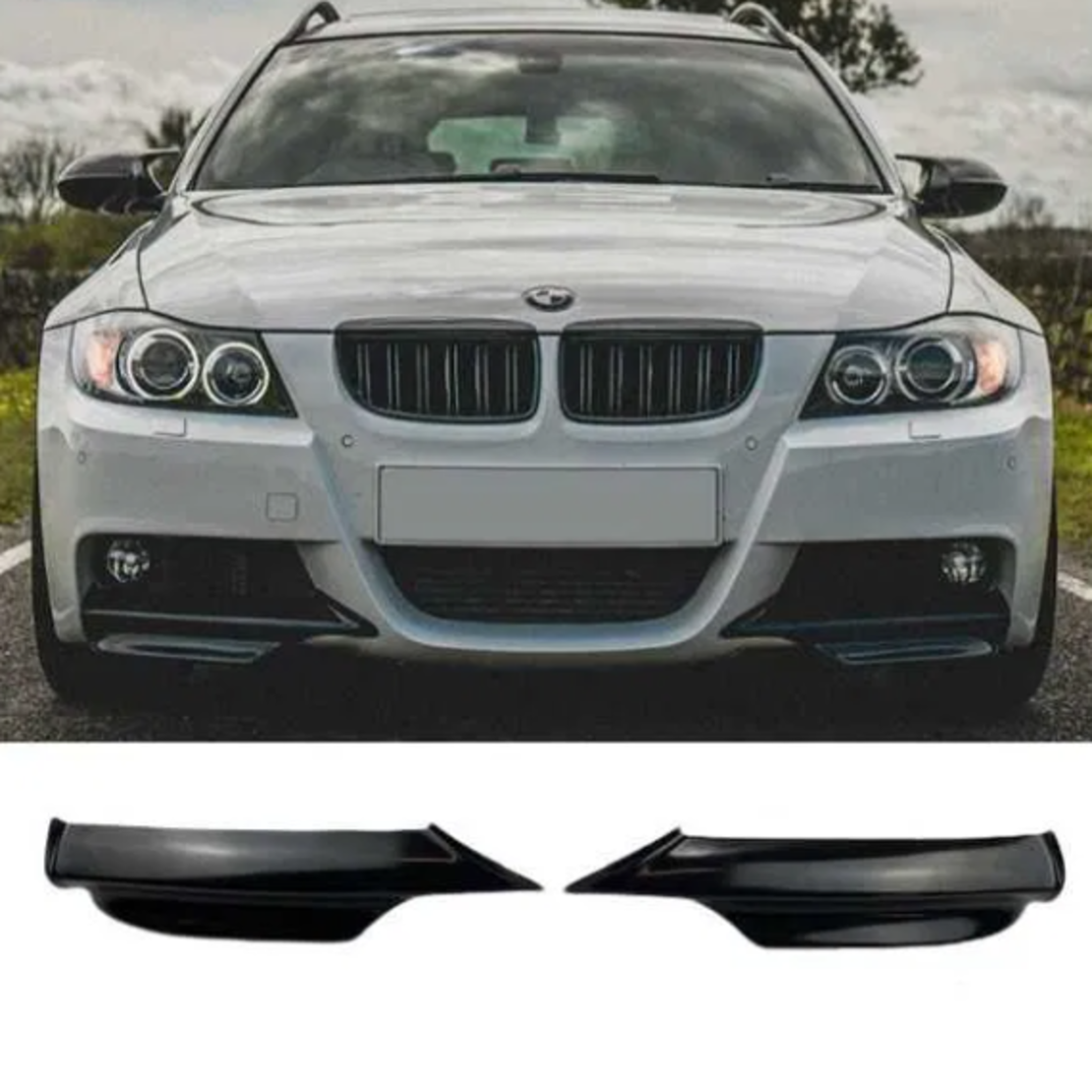 Сплитери за Предна М Техник Броня за BMW E90 (2004-2008)
