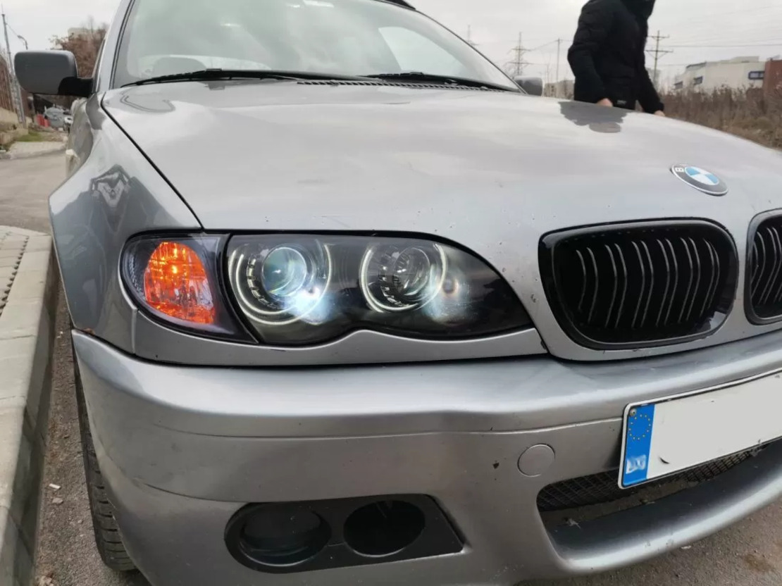 Бели рингове за Ангелски очи за BMW E46