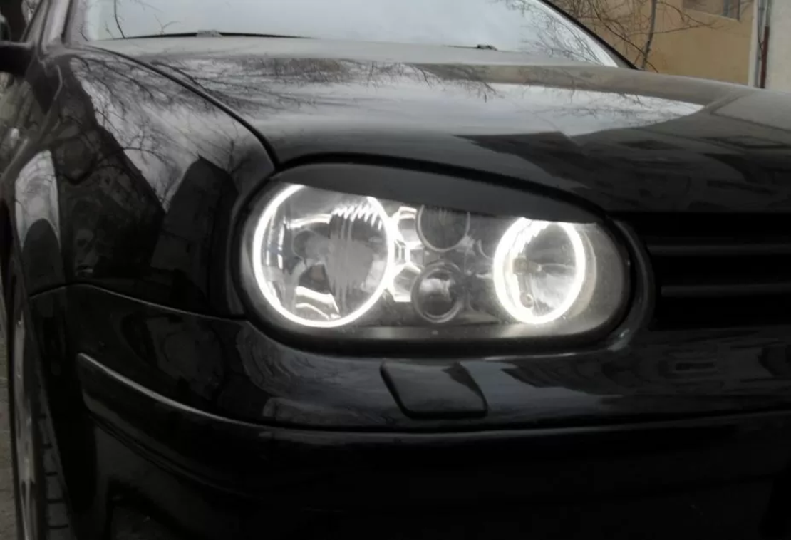 Ангелски Очи CCFL за VW GOLF 4 - бял цвят