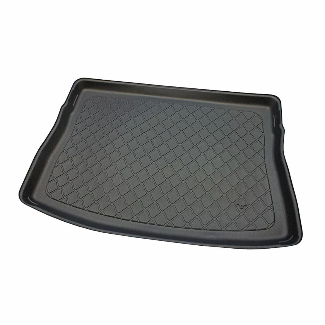 Гумирана стелка за багажник за Volkswagen Golf 7 (2012+) Hatchback 3/5d upper boot (with mini spare tyre/ repair kit when adjustable boot floor in upper position); with full size spare tyre