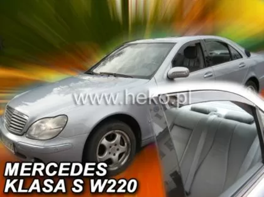 Ветробрани Heko за Mercedes S Класа W220 - 4бр Предни и Задни - Къса и Дълга База