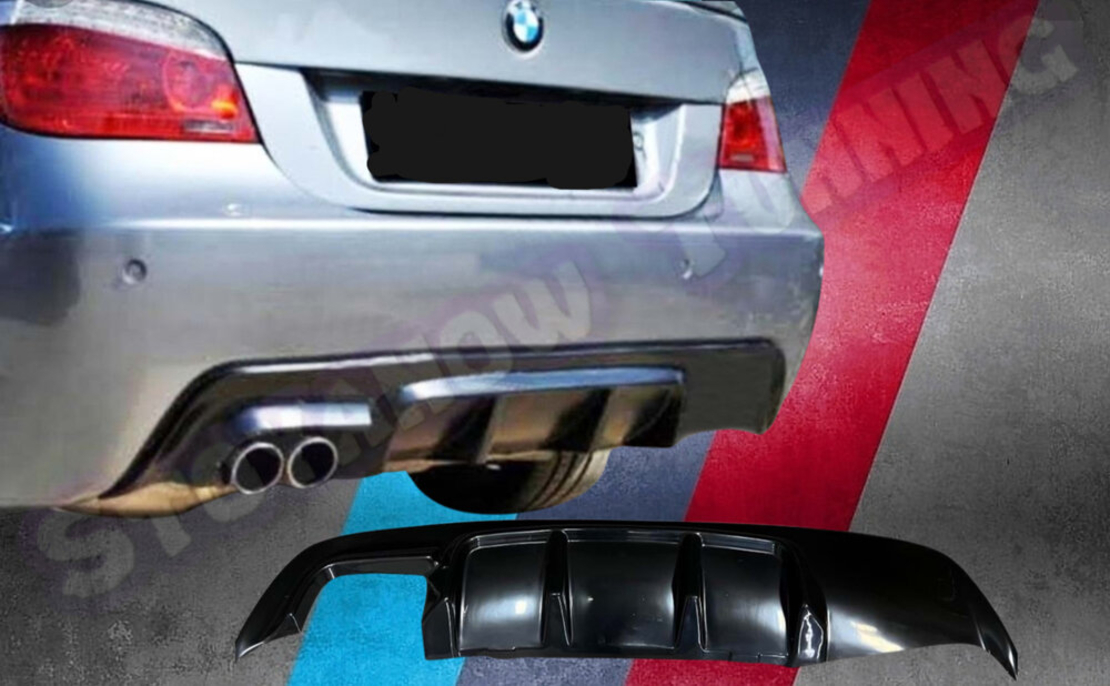 Единичен Оребрен Дифузьор за BMW E60 E61