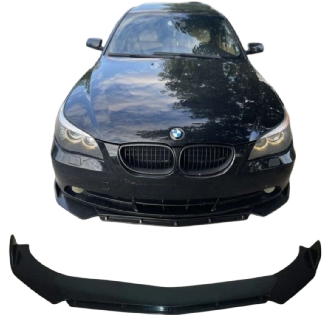 Преден Лип Спойлер Обикновенна броня за BMW E60 E61