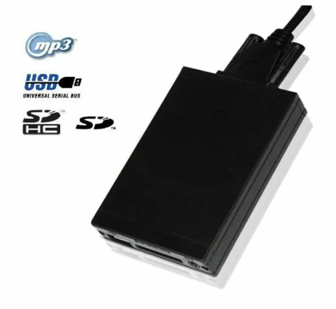 USB / MP3 audio inteface за VW GOLF 4, BORA, PASSAT, POLO, T5, SHARAN, BEETLE / AUDI A2, A3, A4, A6, A8, TT / SEAT Alhambra, Arosa, Cordoba, Ibiza, Leon, Toledo / Skoda Fabia, Octavia, Superb - с 8 пинов порт