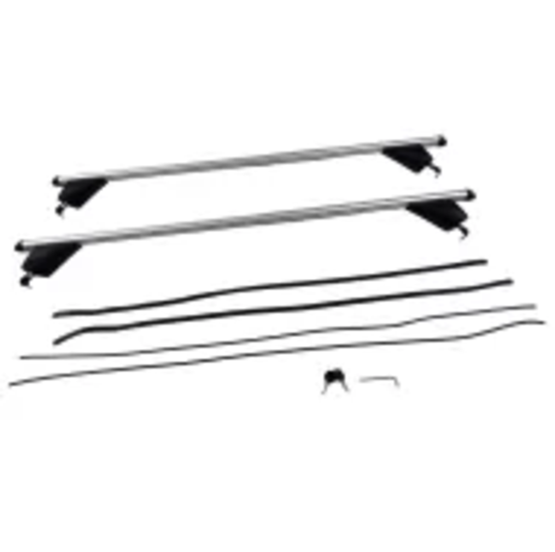 Греди напречни за багажник за кола - за вградени покривни релси без отвор - 120см, с ключ
