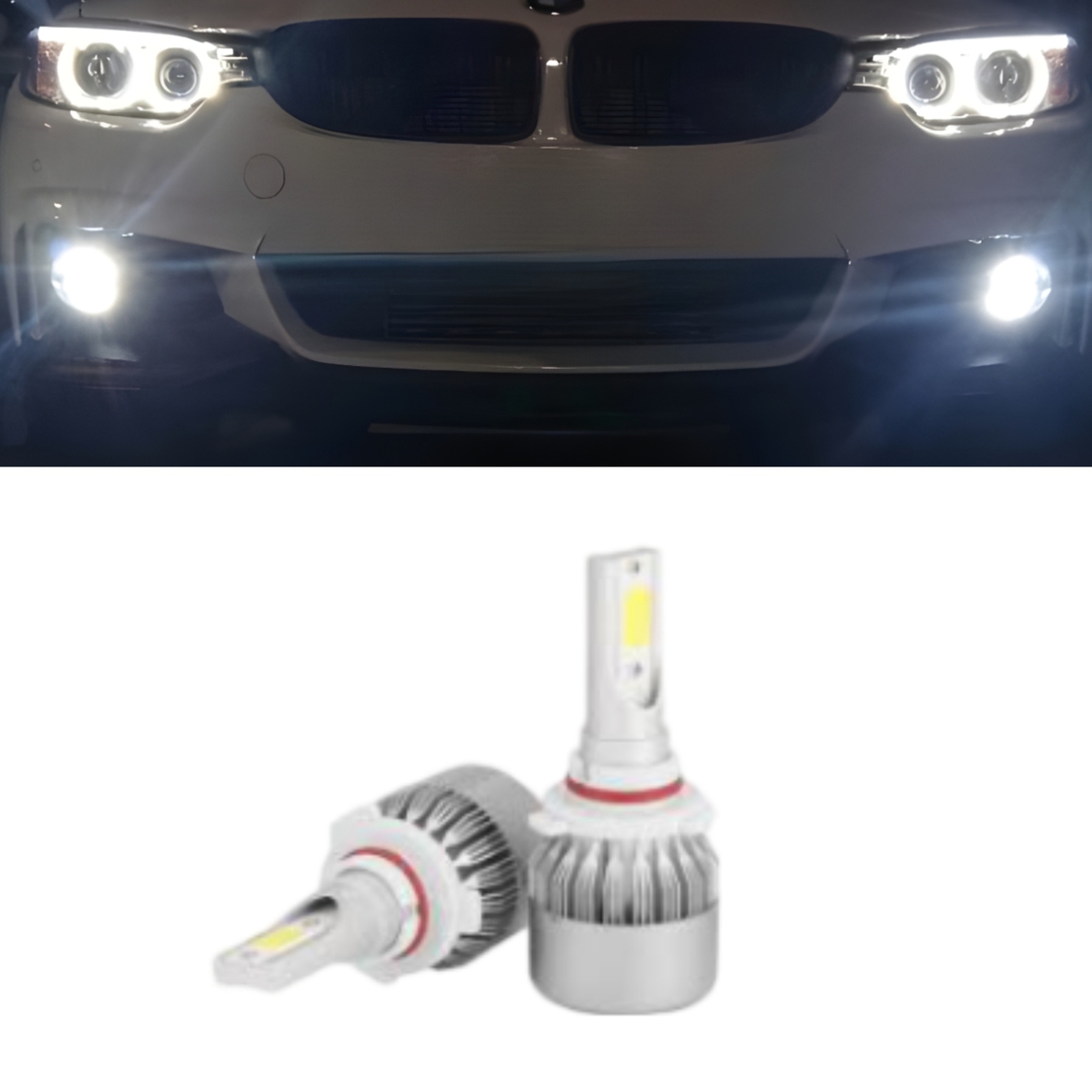 Бели крушки за халогените за BMW F30 F31