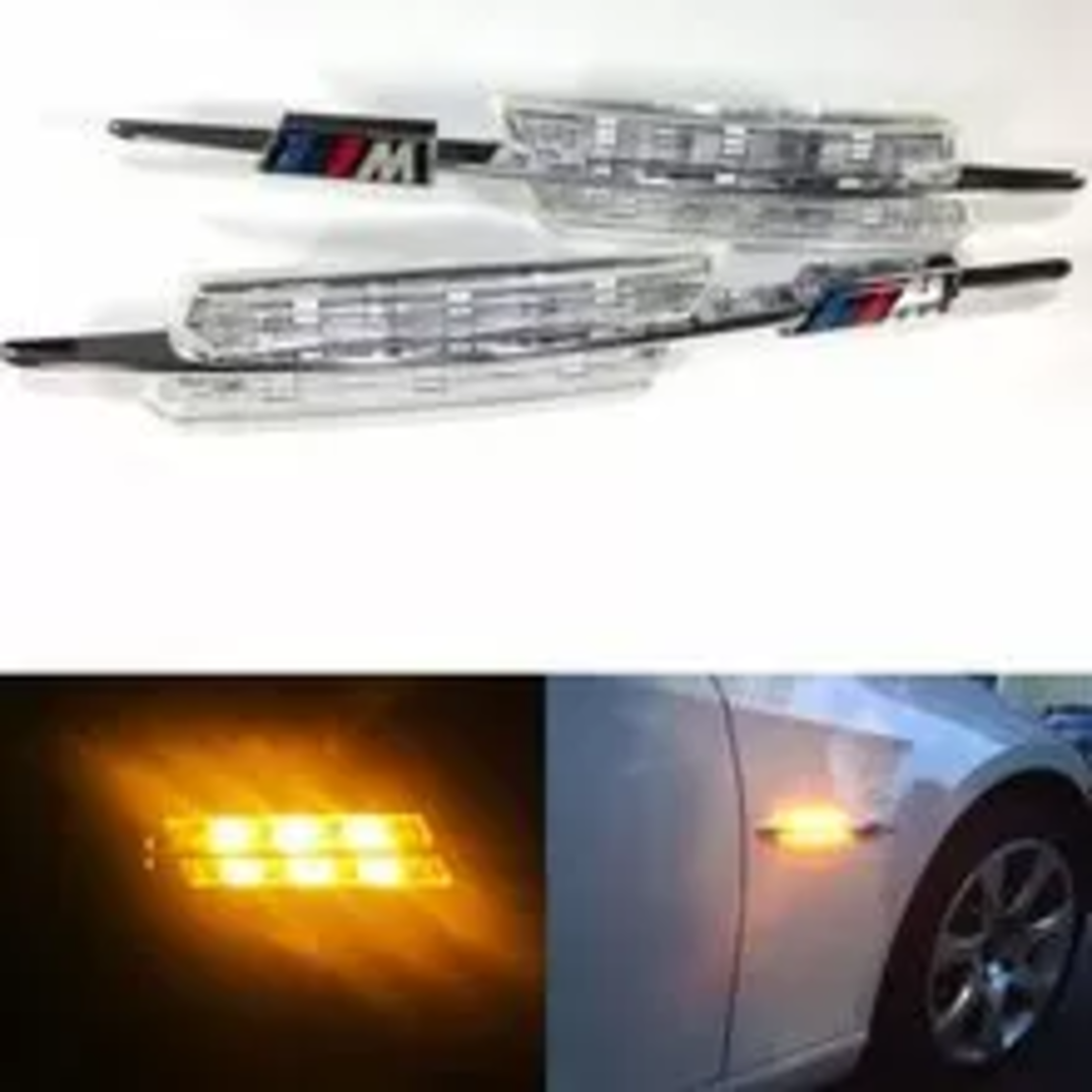 М хром мигачи за калник BMW E60 E61