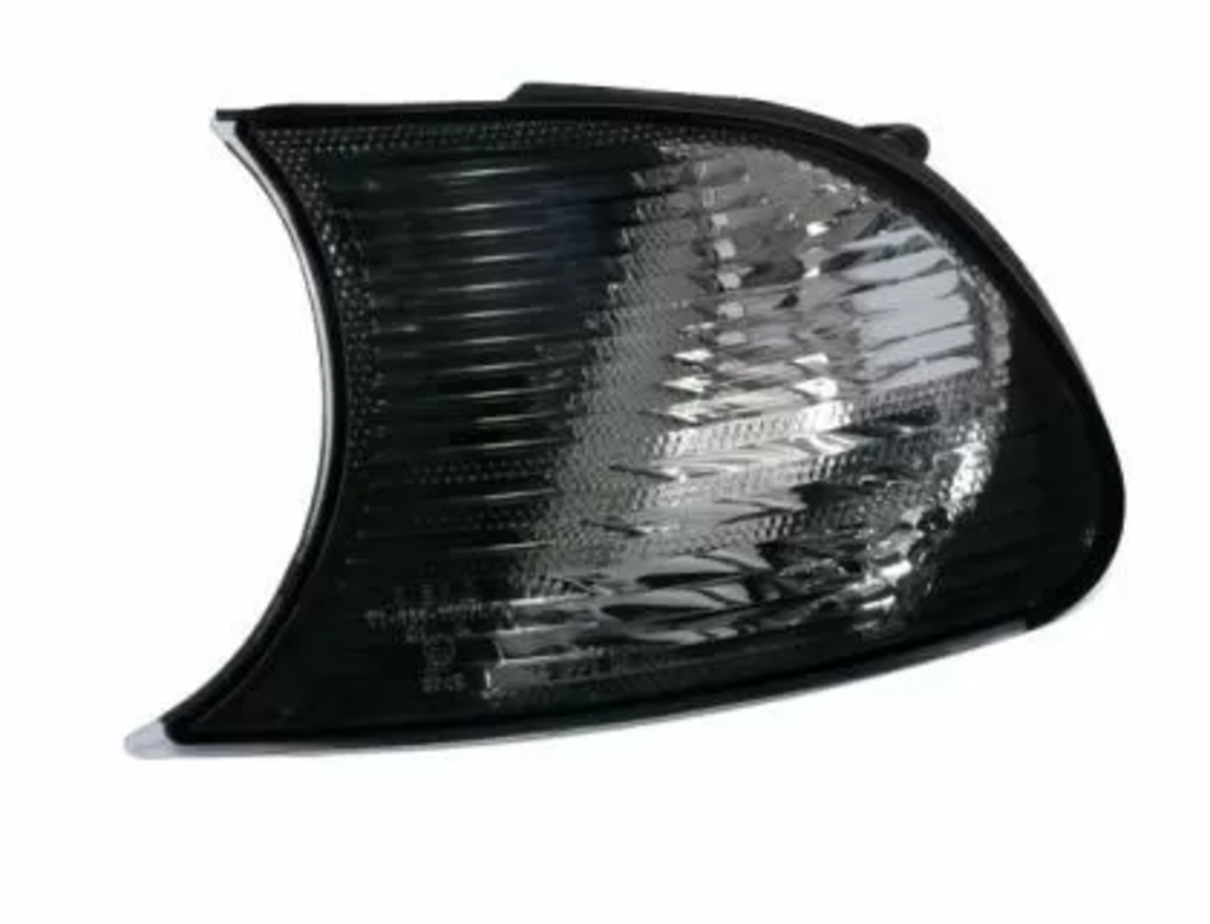 Кристални мигачи до фара BMW E46 купе / кабрио (99-01) - опушени