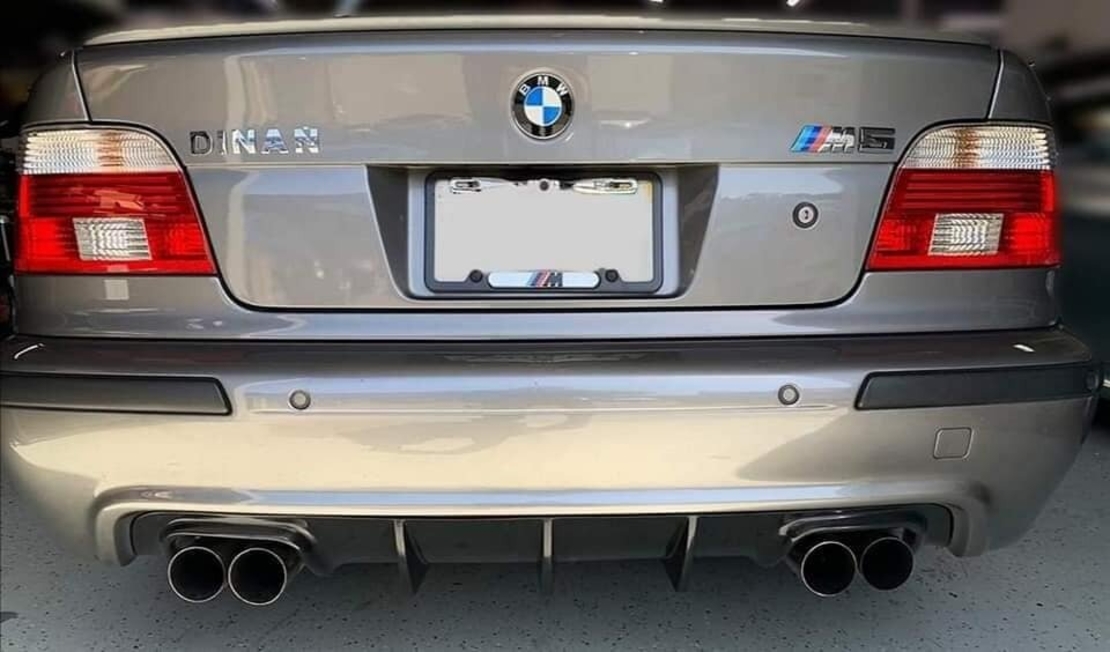 Двоен Оребрен Дифузьор за BMW E39