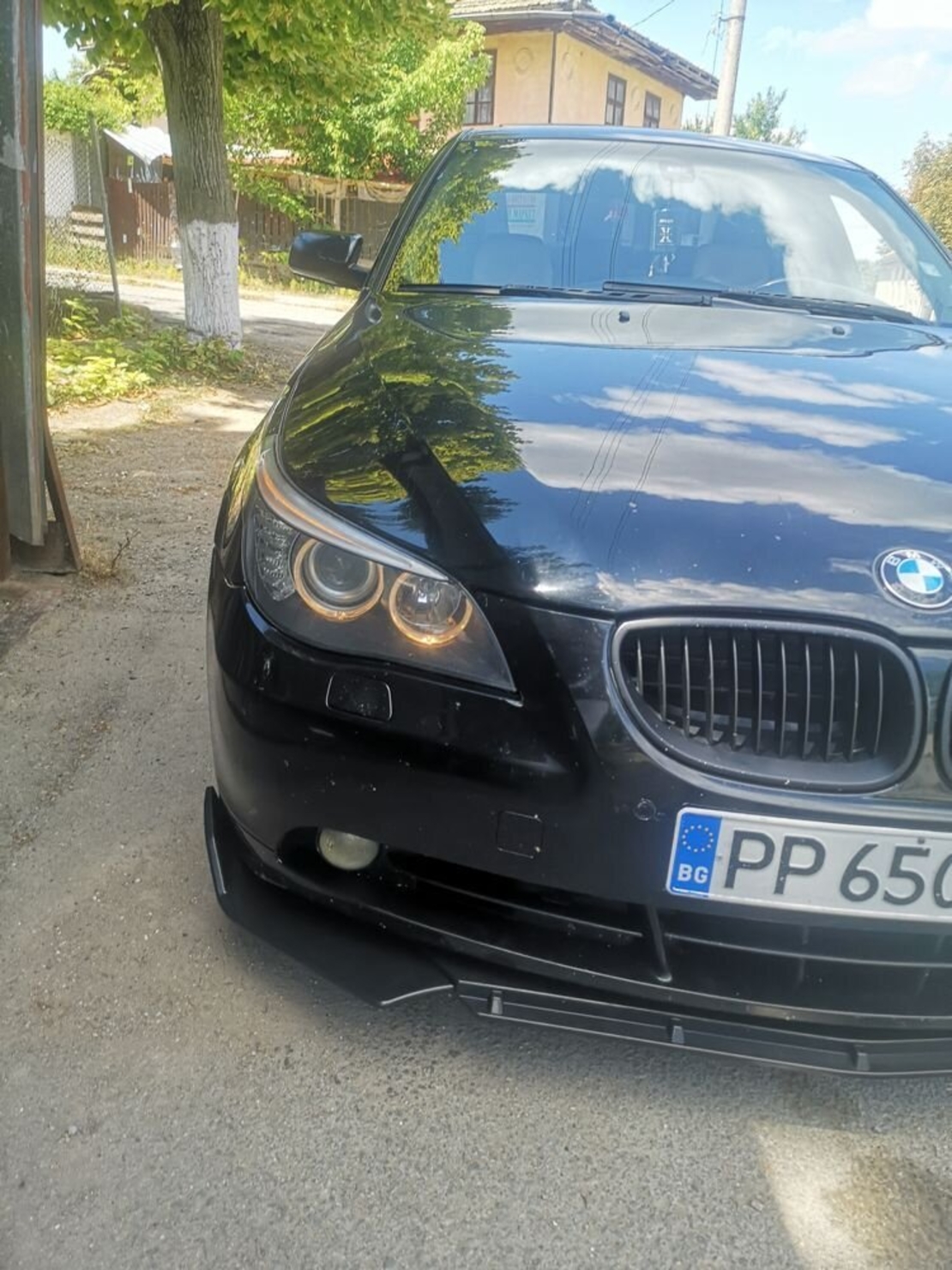 Преден Лип Спойлер Обикновенна броня за BMW E60 E61