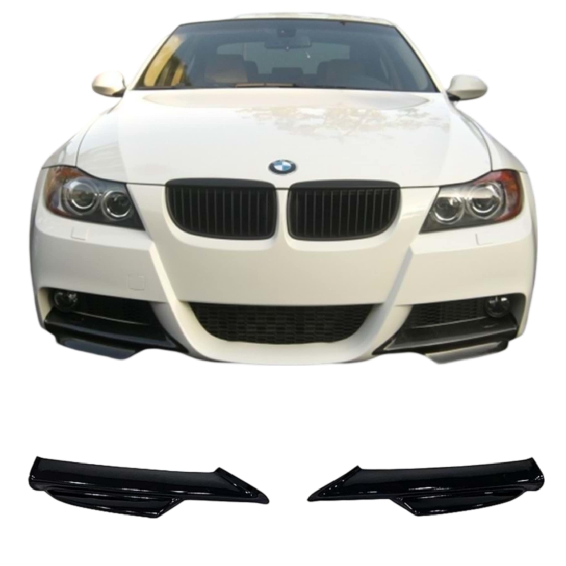 Сплитери за Предна М Техник Броня за BMW E90 (2004-2008)