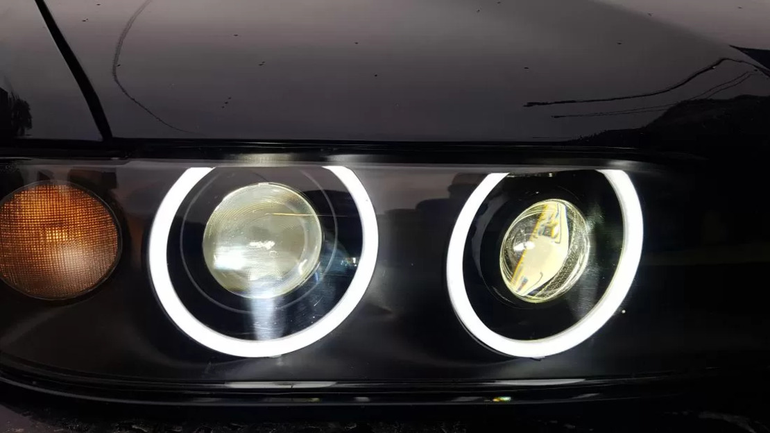 Бели рингове за Ангелски очи за BMW E39 E38