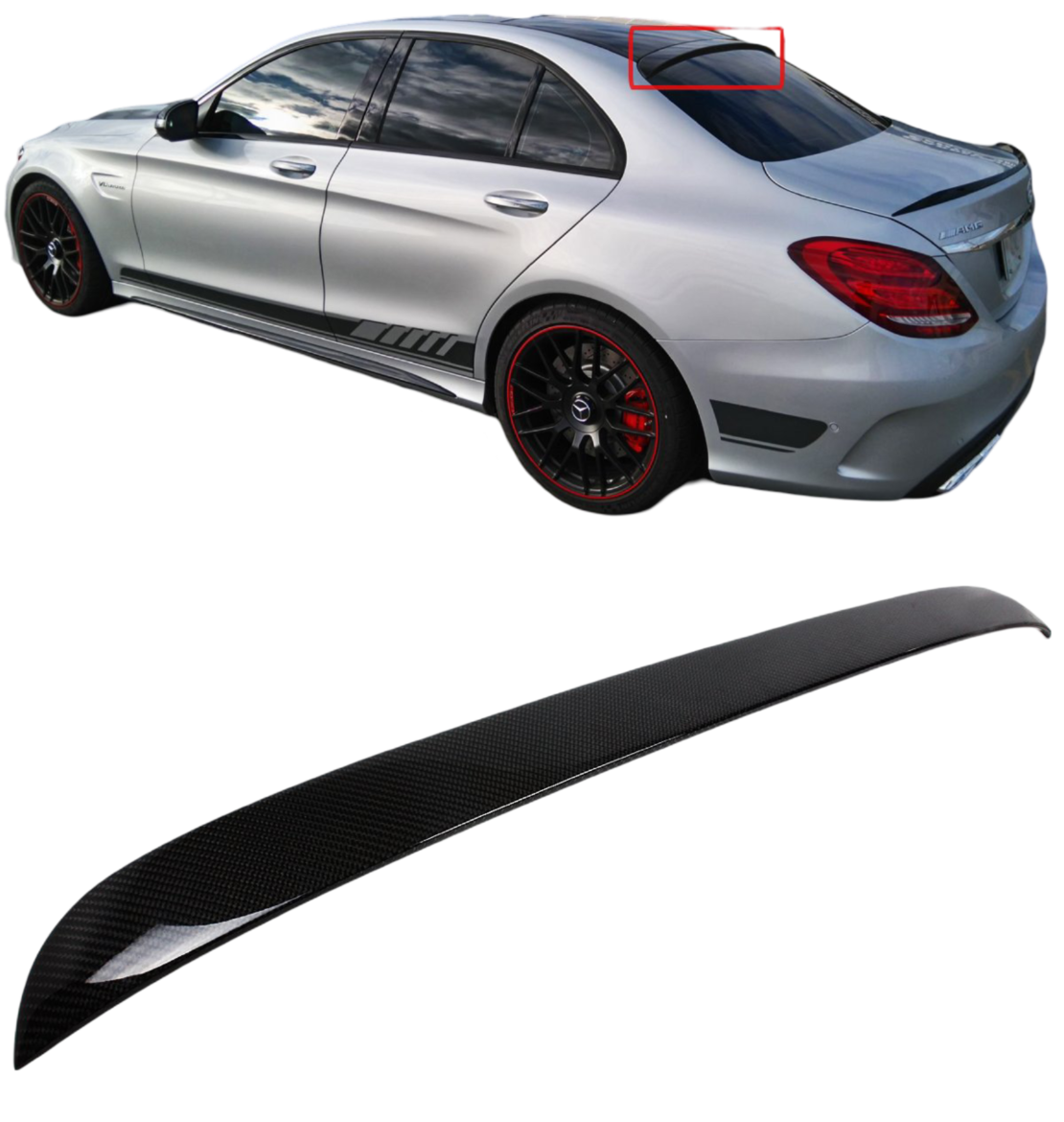 Сенник за задно стъкло за Mercedes Ц Класа W205