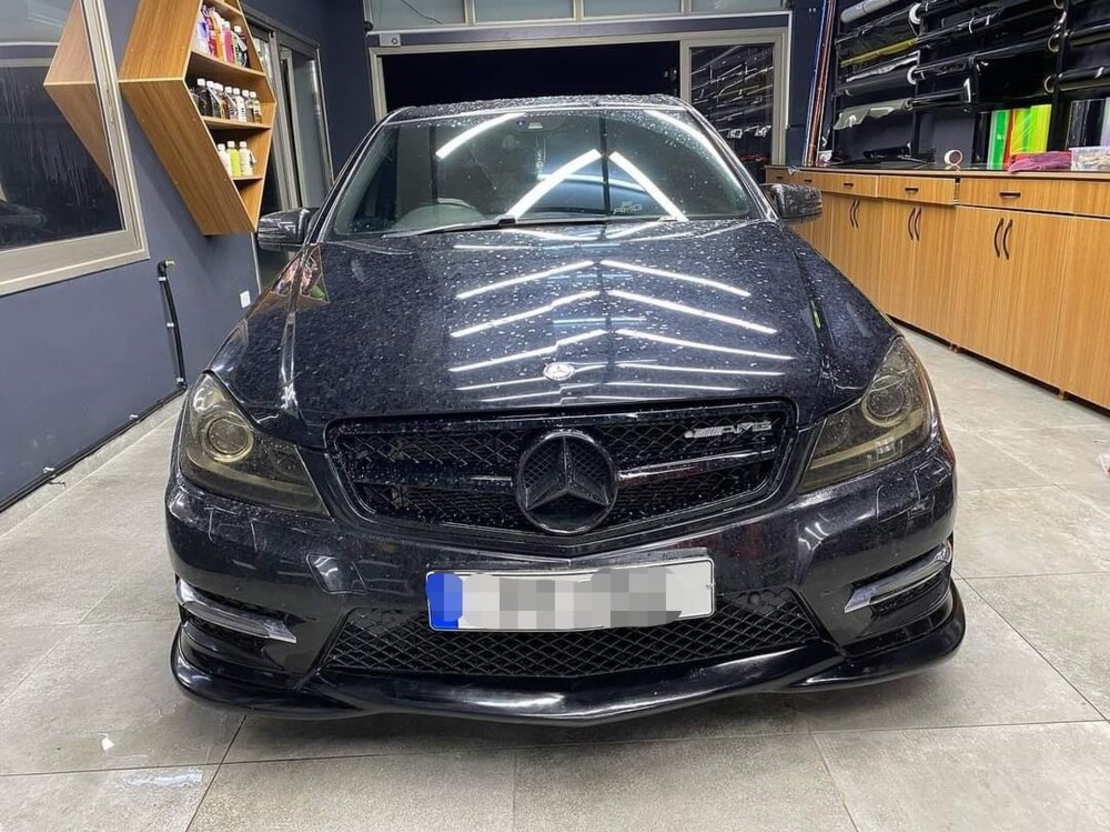 Преден Лип Спойлер за Mercedes W204 (ФЕЙСЛИФТ)