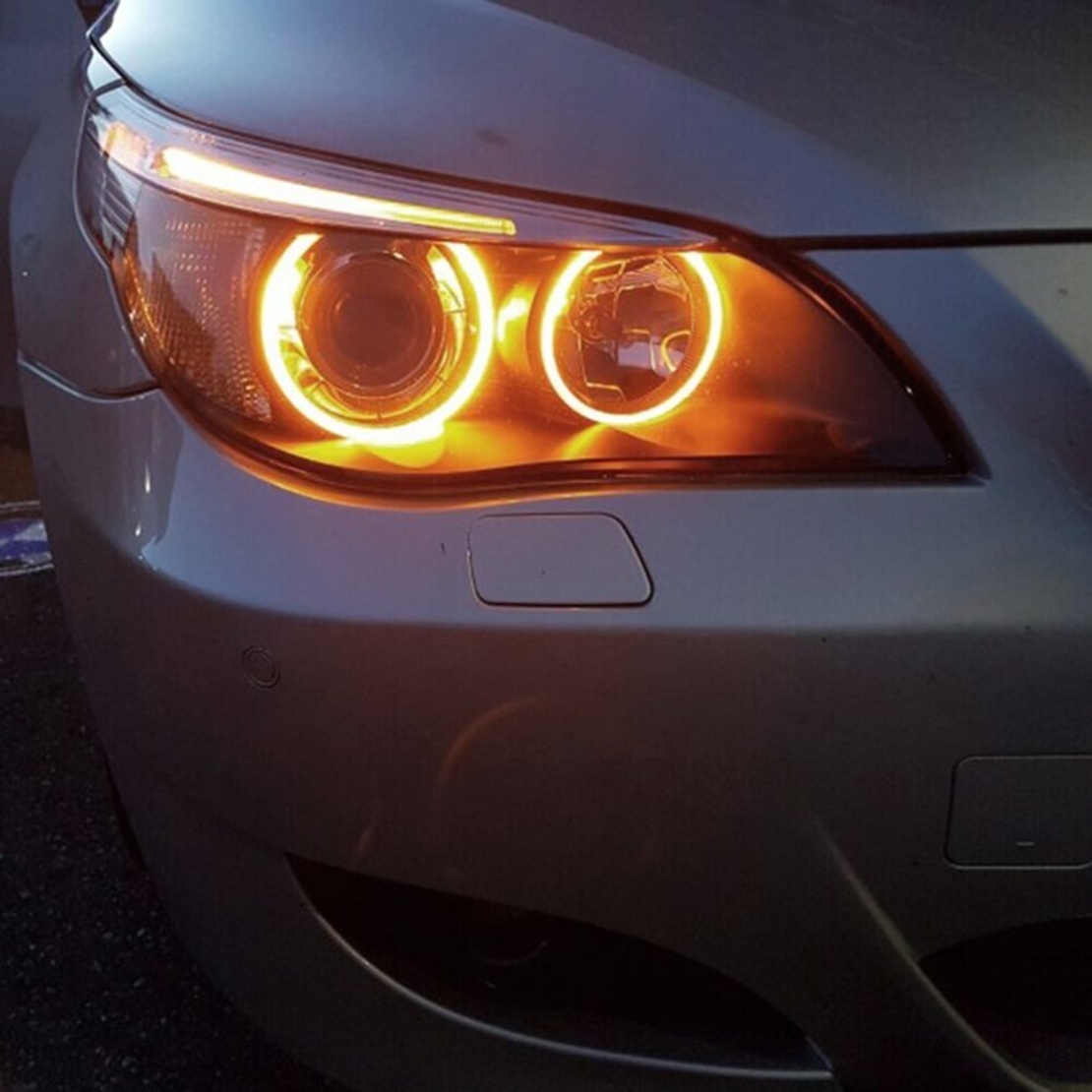 Жълти крушки за ангелски очи за BMW E60 E61 E53