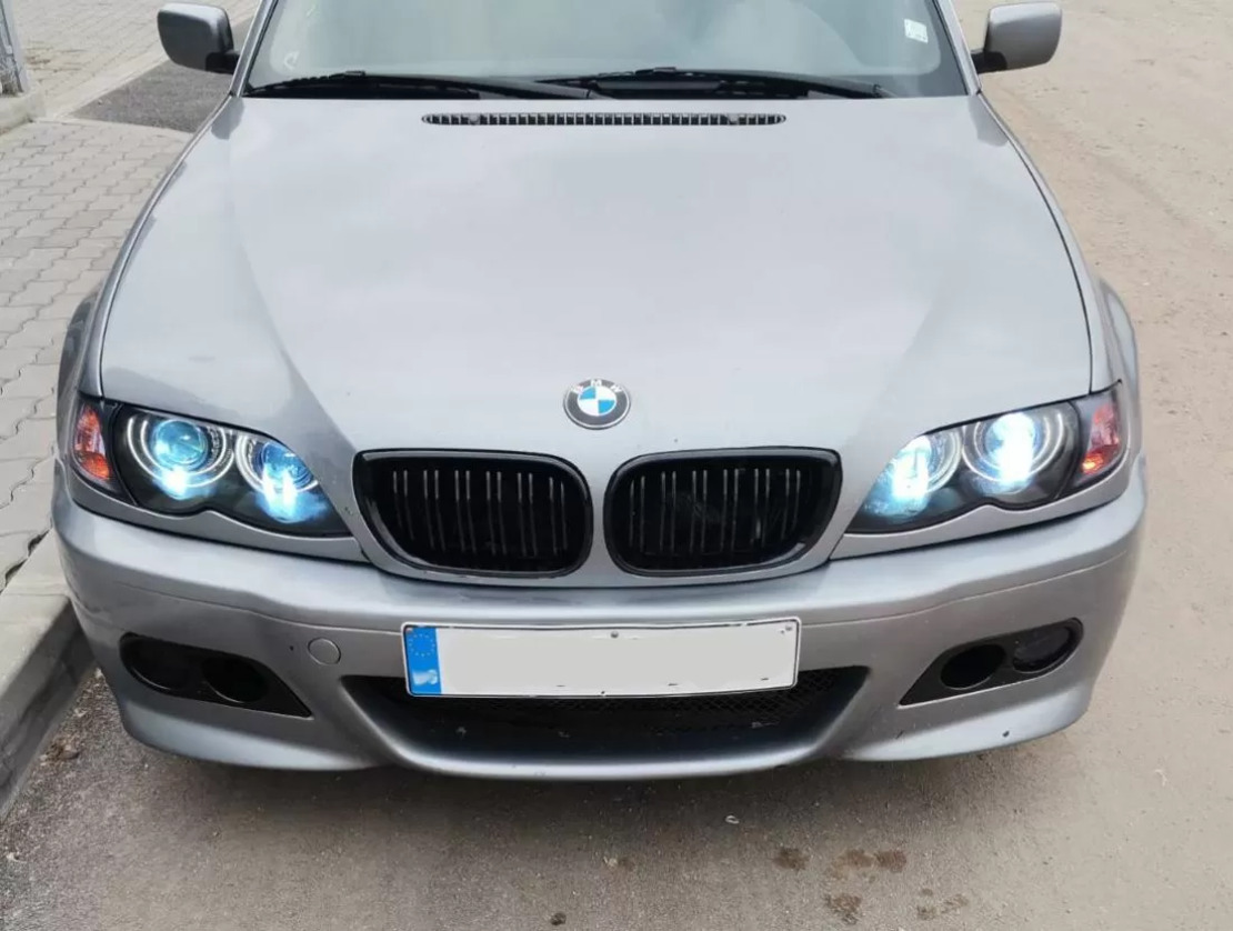 Бели рингове за Ангелски очи за BMW E46