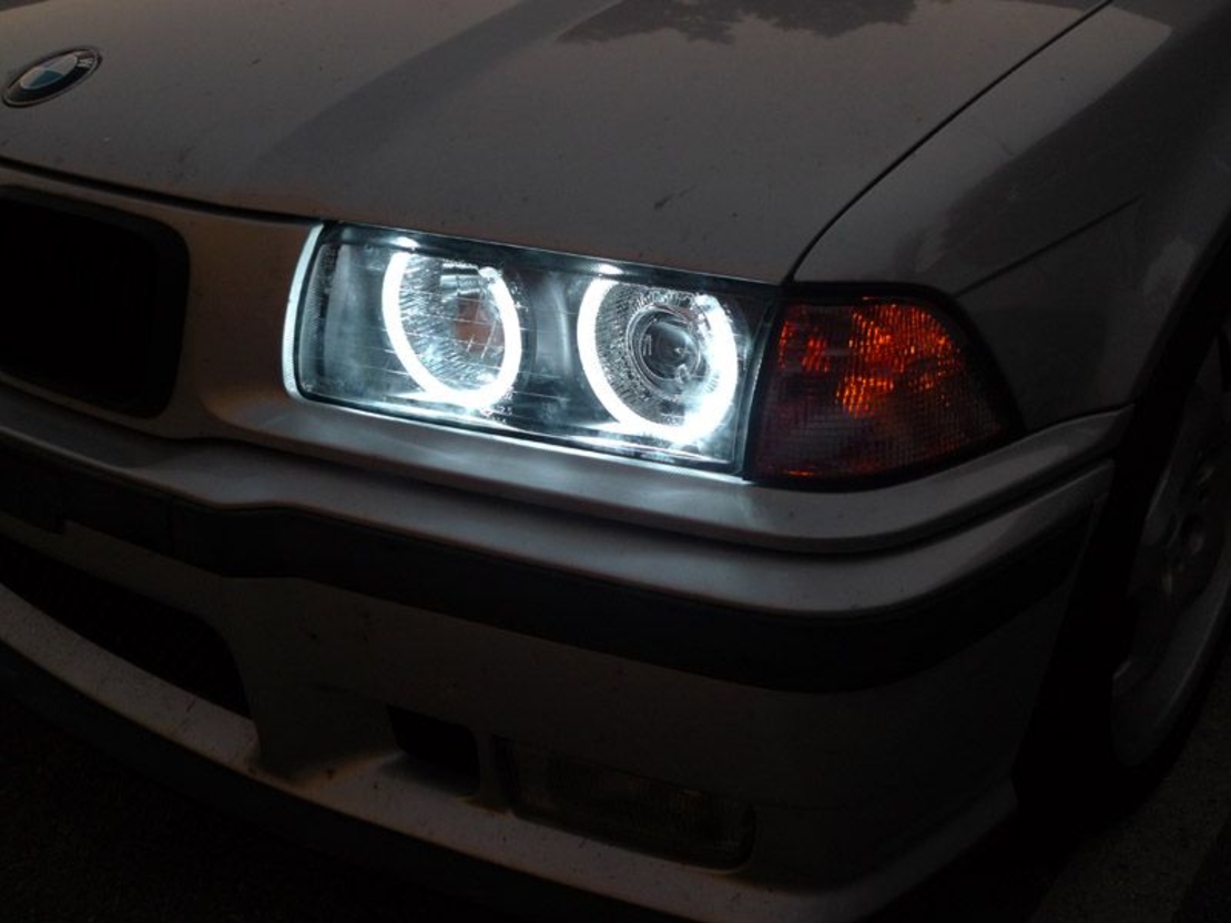 Ангелски Очи CCFL за BMW E36 - Бял цвят