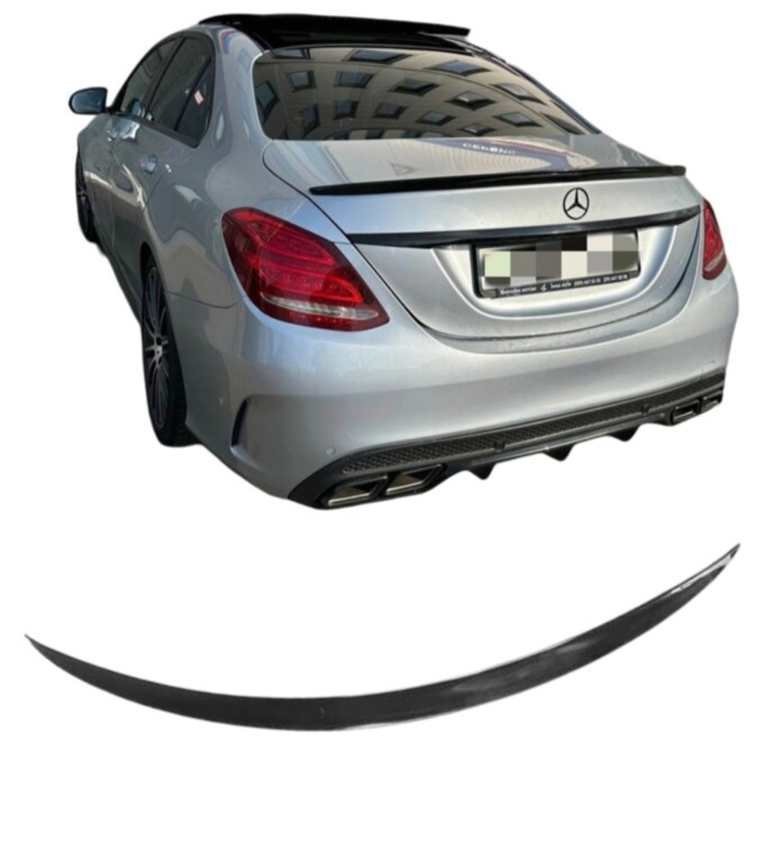Спойлер за багажника за Mercedes C Класа W205 Седан 4 врати