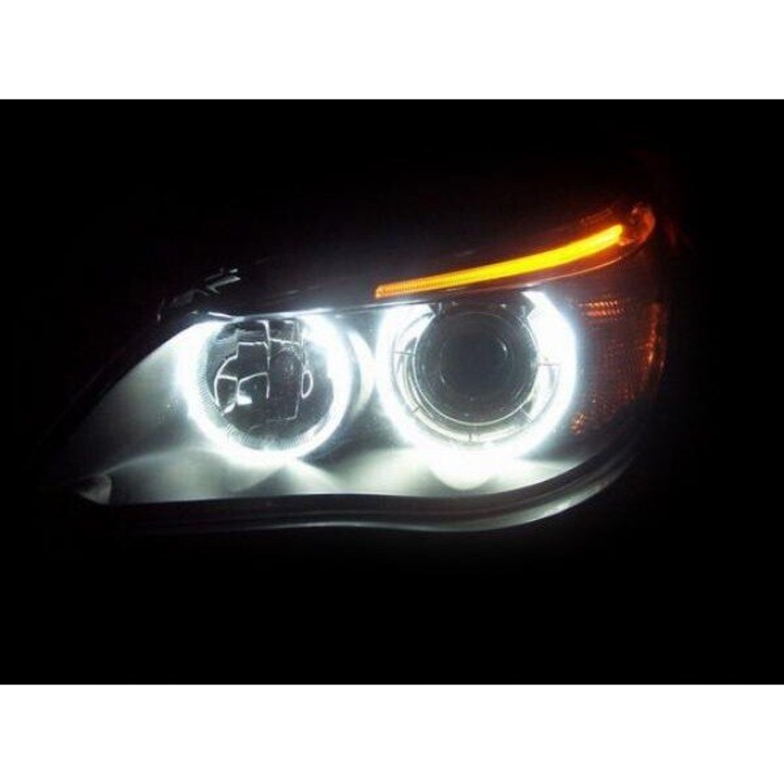 Бели крушки за ангелски очи за BMW E60 E61 E65 E53