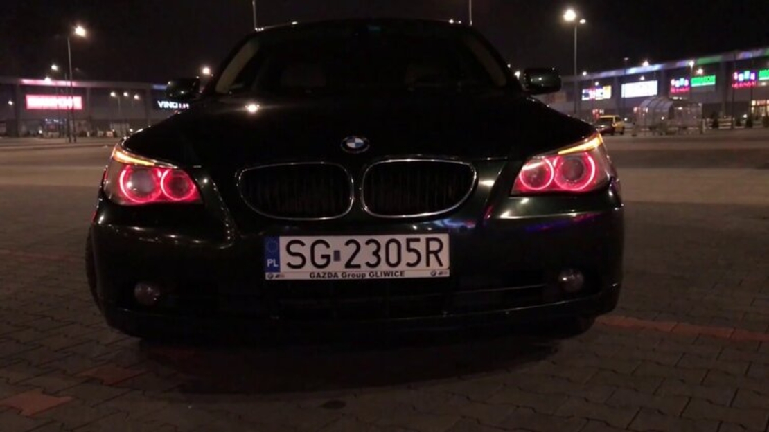 Червени крушки за ангелски очи за BMW E60 E61 E65 E53