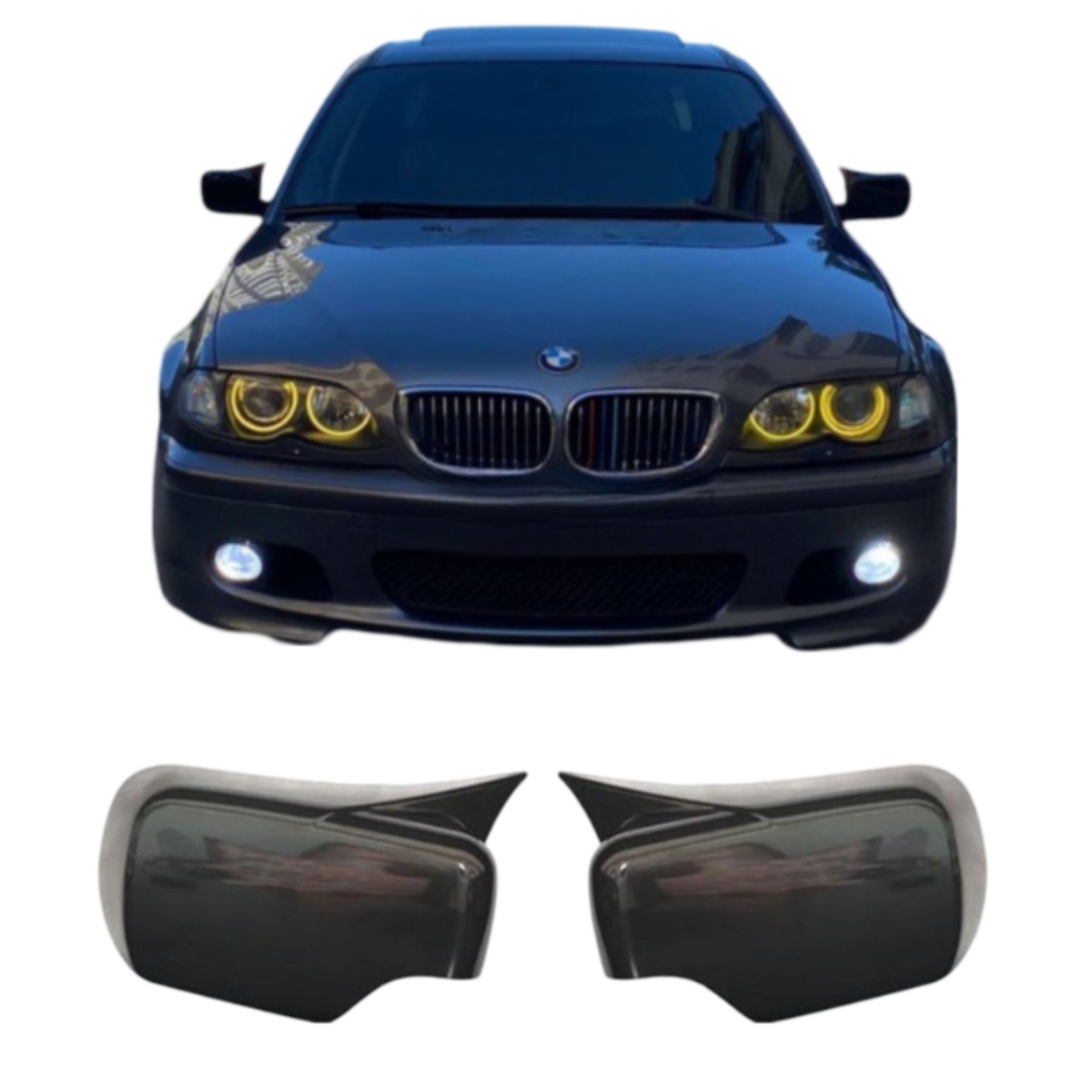 Батман Капаци за огледала за BMW E46
