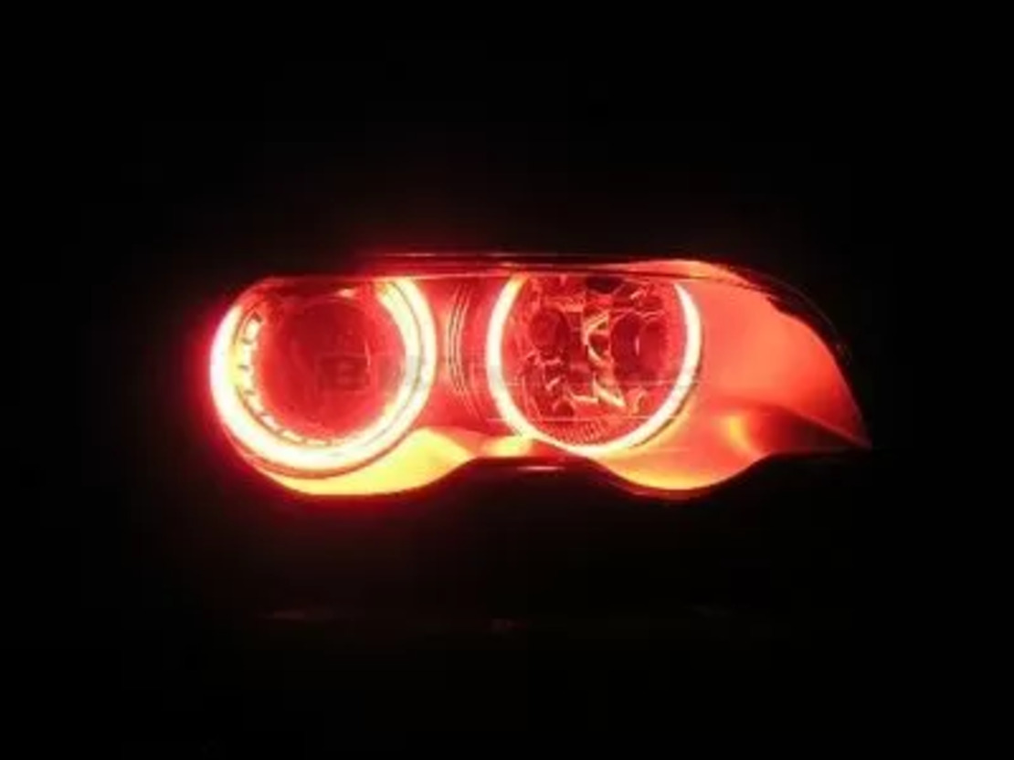 Червени рингове за Ангелски очи за BMW E46