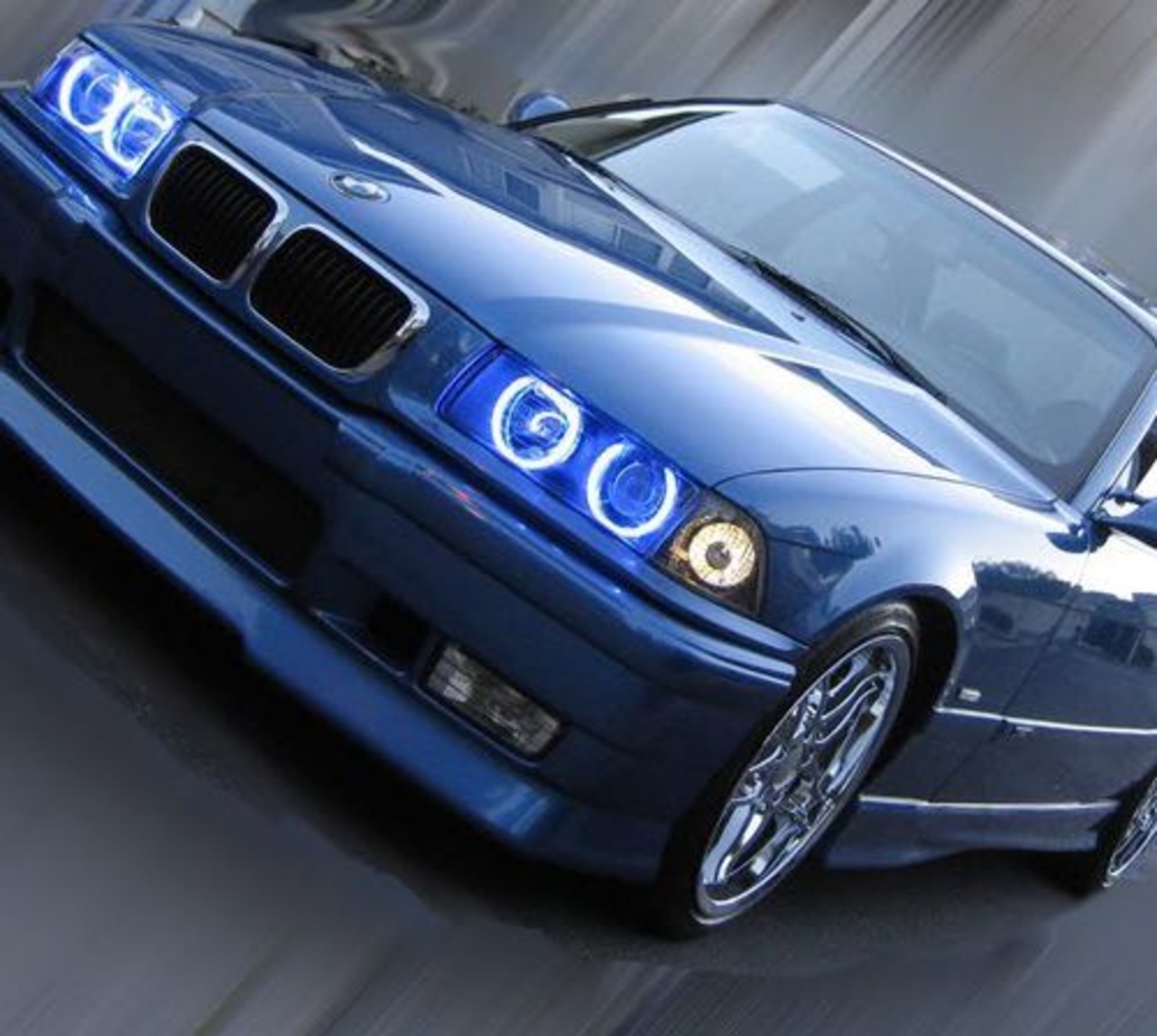 Ангелски Очи CCFL за BMW E36 - Син цвят