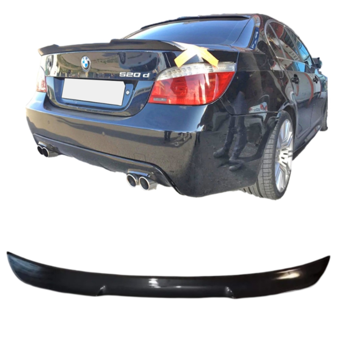 Батман Спойлер за багажника за BMW E60