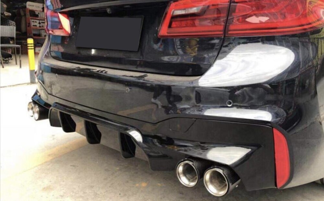 Двоен Оребрен Дифузьор за BMW G30 G31