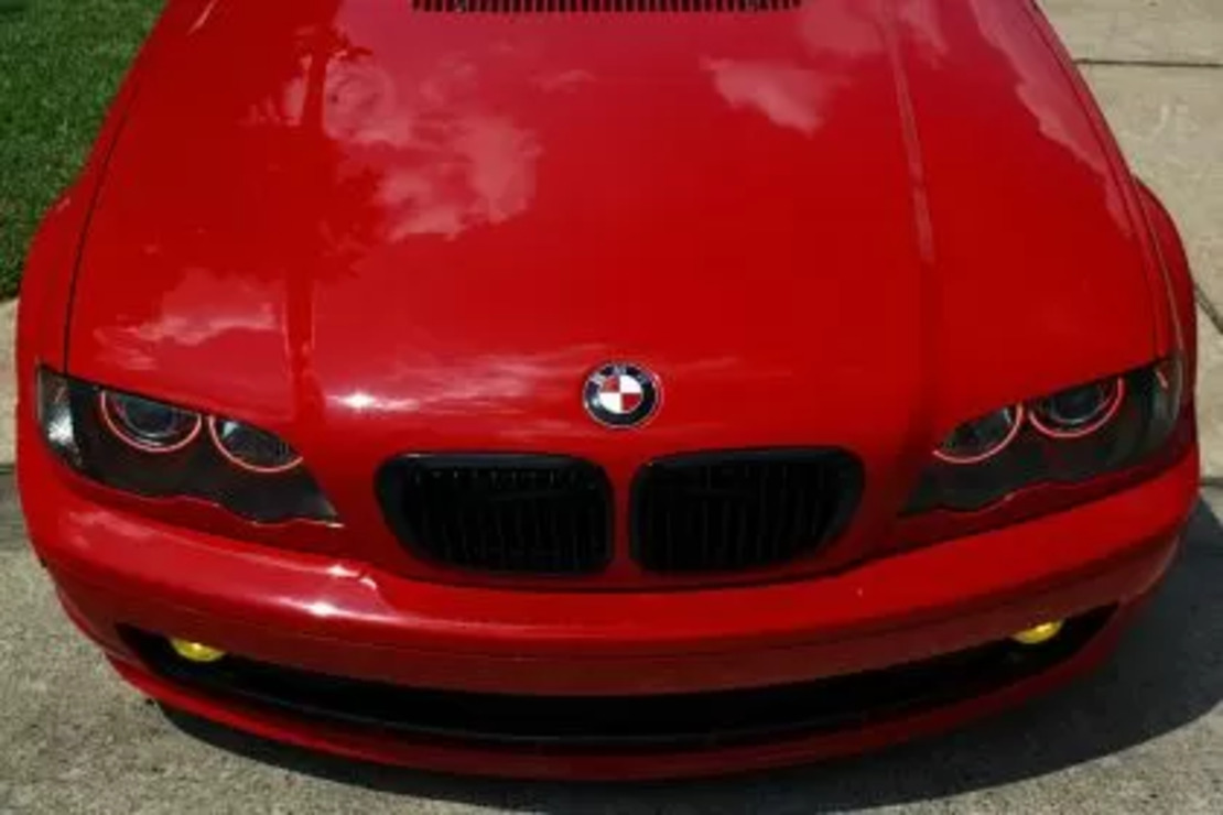Червени рингове за Ангелски очи за BMW E46