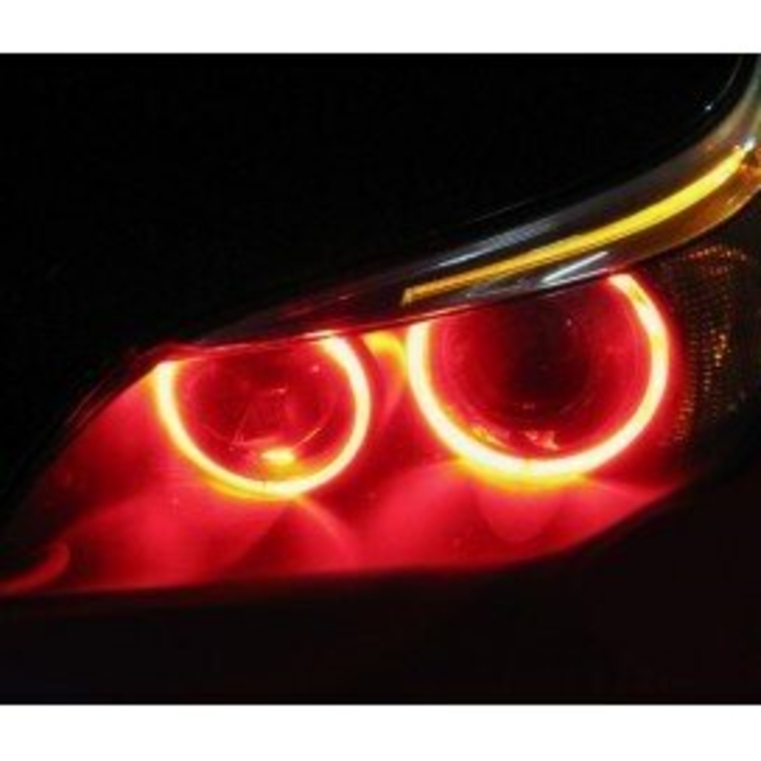 Червени крушки за ангелски очи за BMW E60 E61 E65 E53