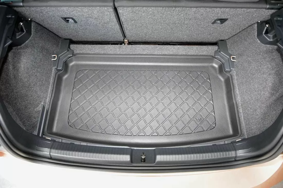 Гумирана стелка за багажник за Volkswagen Polo VI (2017+) 5 doors upper boot; adjustable boot floor in top position