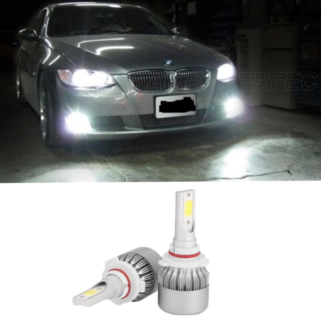 Бели крушки за халогените за BMW E92 E93