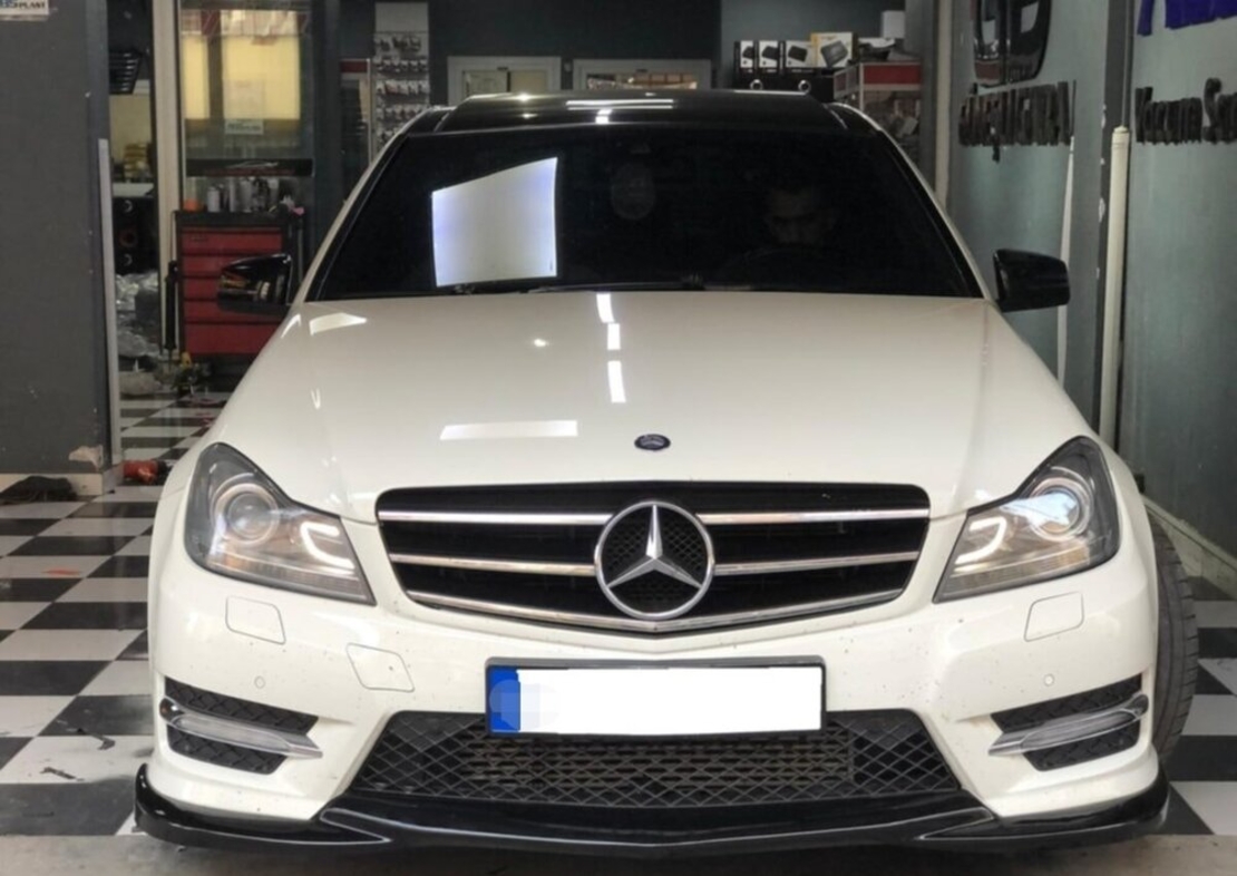 Преден Лип Спойлер за Mercedes W204 (ФЕЙСЛИФТ)