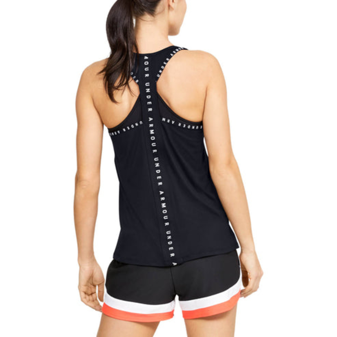 Дамски топ Under Armour Knockout tank black white