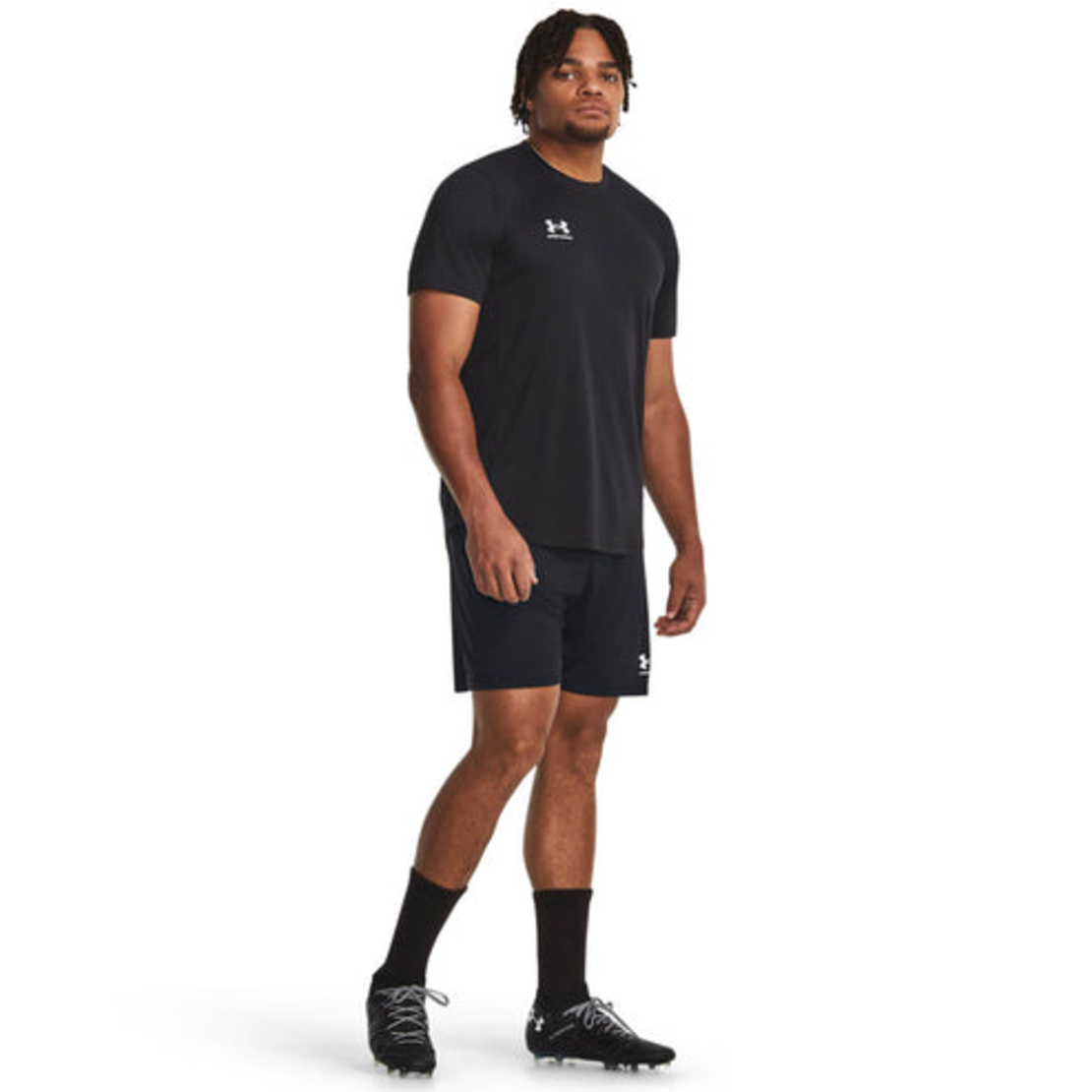 Мъжки шорти UA M S CH. KNIT SHORT Black White Men