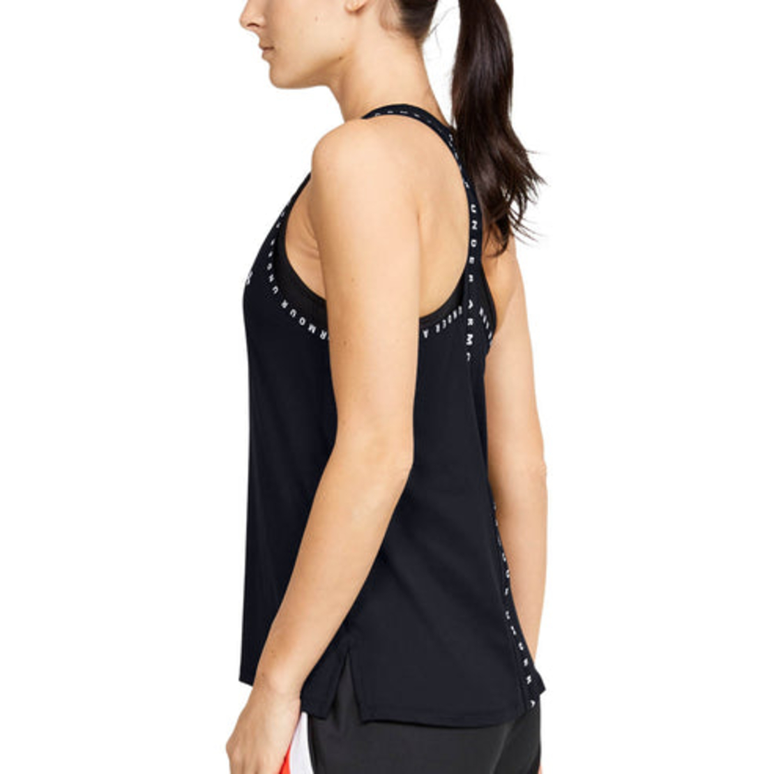 Дамски топ Under Armour Knockout tank black white